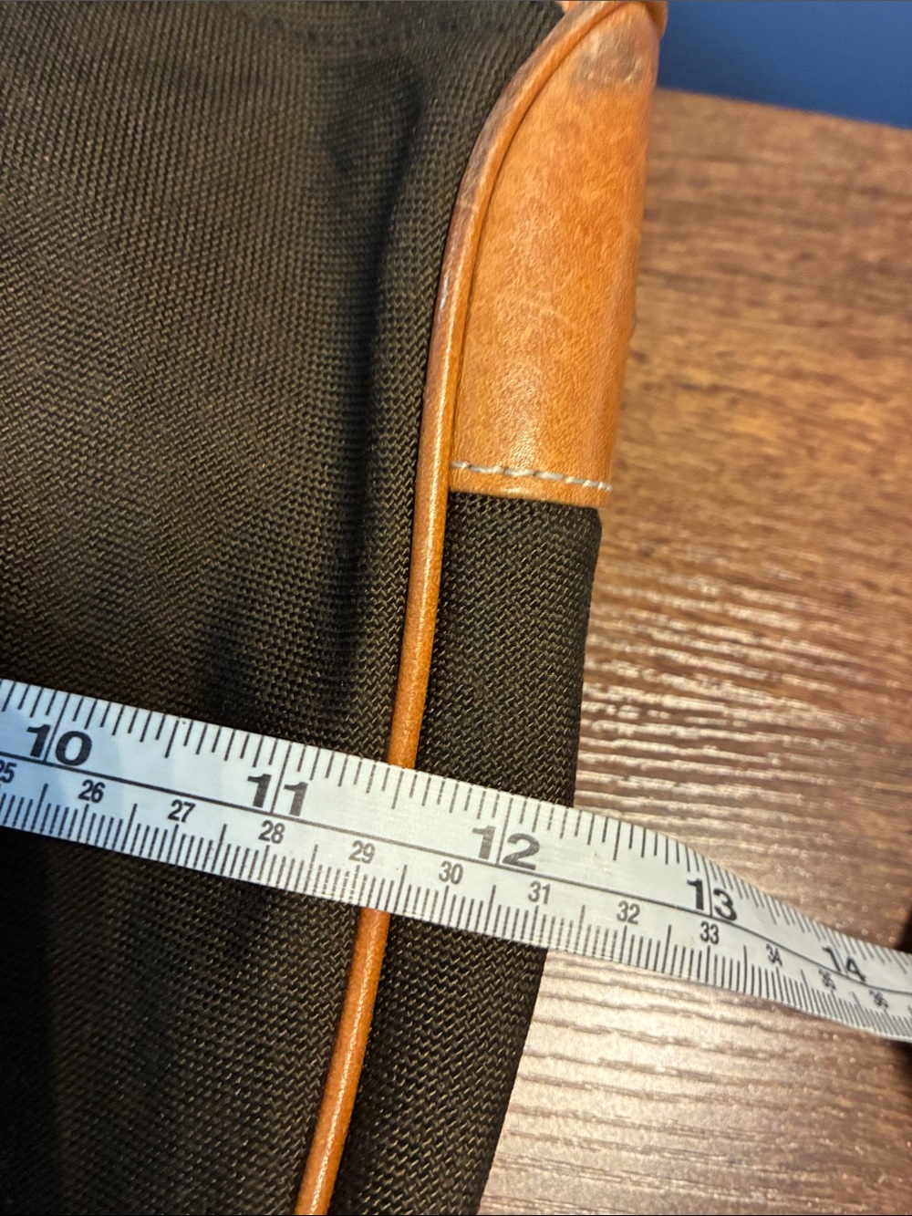 Eric Javits Canvas Tote Bag with Leather Trim - Picture 9 of 9